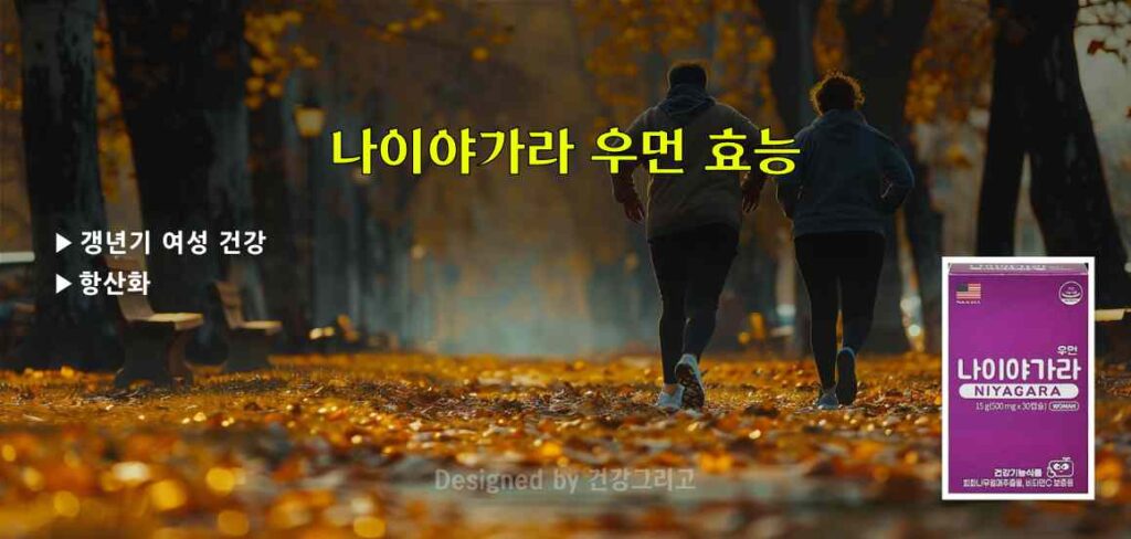 나이야가라 우먼 효능 갱년기 여성 건강과 항산화 효과